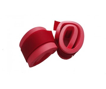 Nadlehčovací rukávky (pár)-červený zip 550x100x15