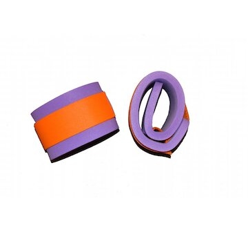 Nadlehčovací rukávky (pár) - oranžový zip 550x100x15