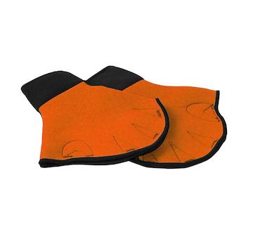 Neoprenové rukavice - suchý zip, vel.S (oranžové)